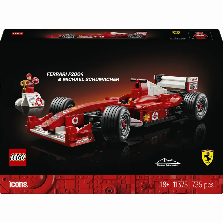 LEGO Icons Ferrari F2004 box