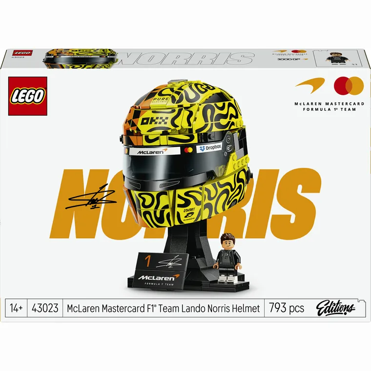 LEGO Lando Norris helmet box