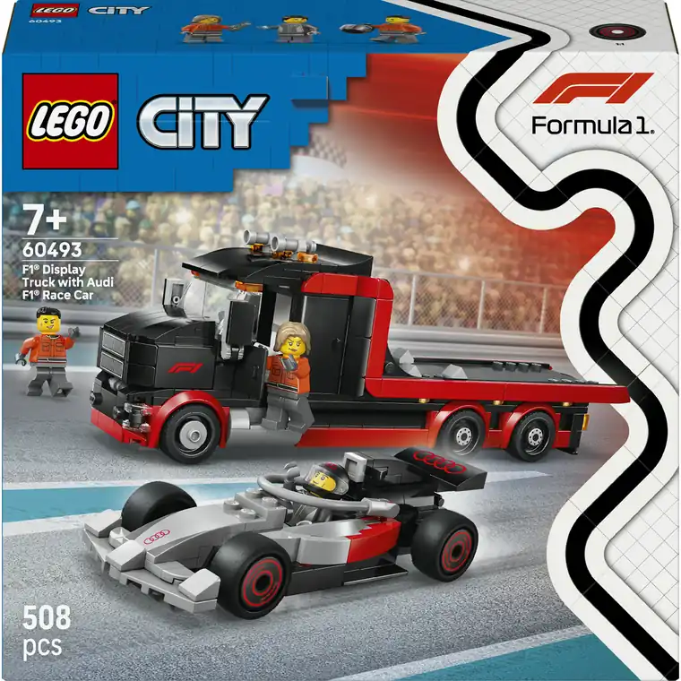 LEGO City F1 truck with Audi box