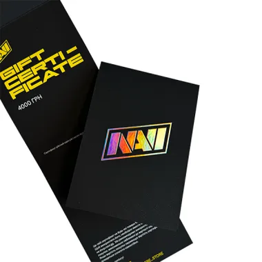 Подарунковий сертифікат NAVI у чорному конверті